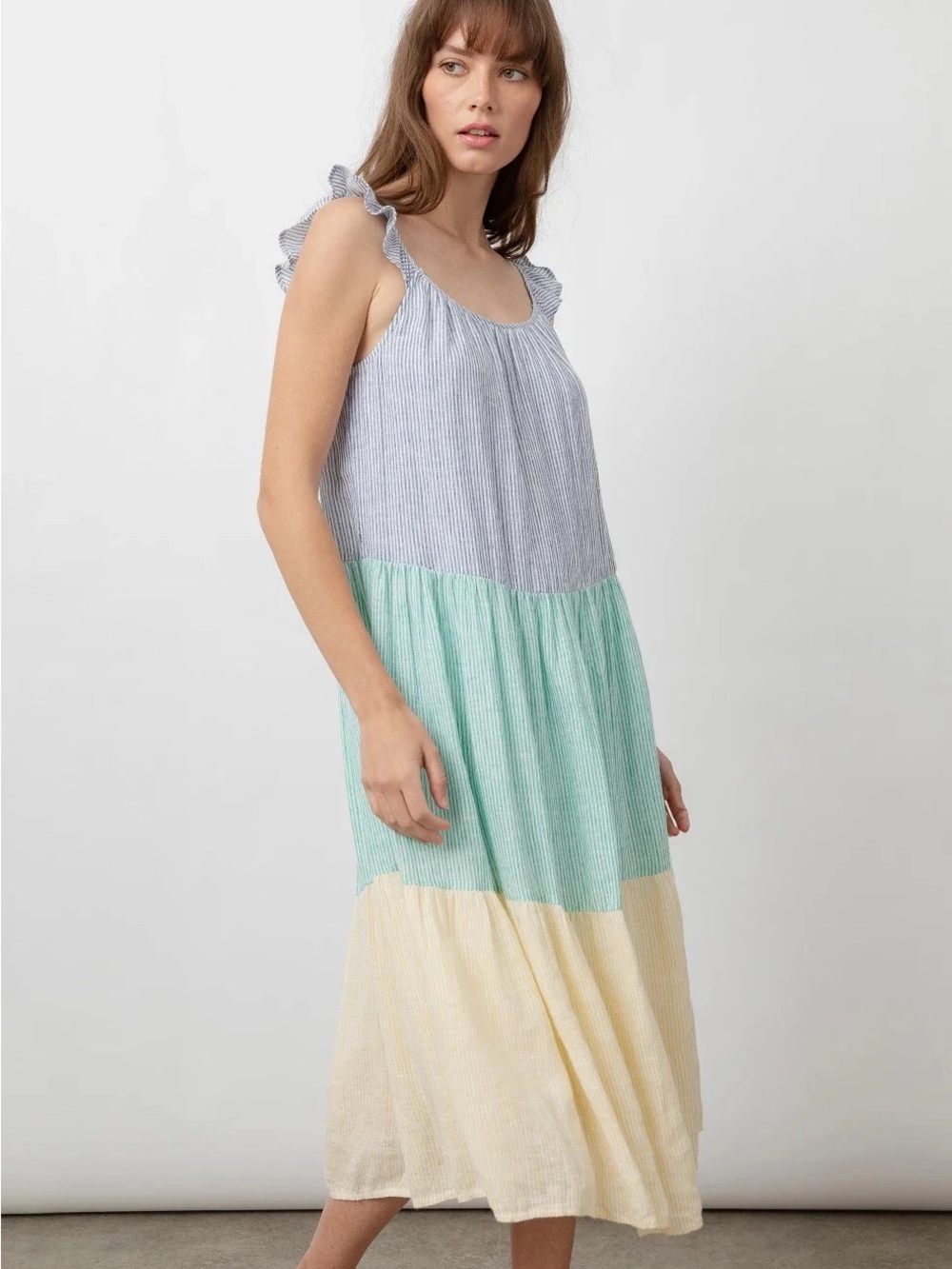 Rails Tiered Capri Midi Dress